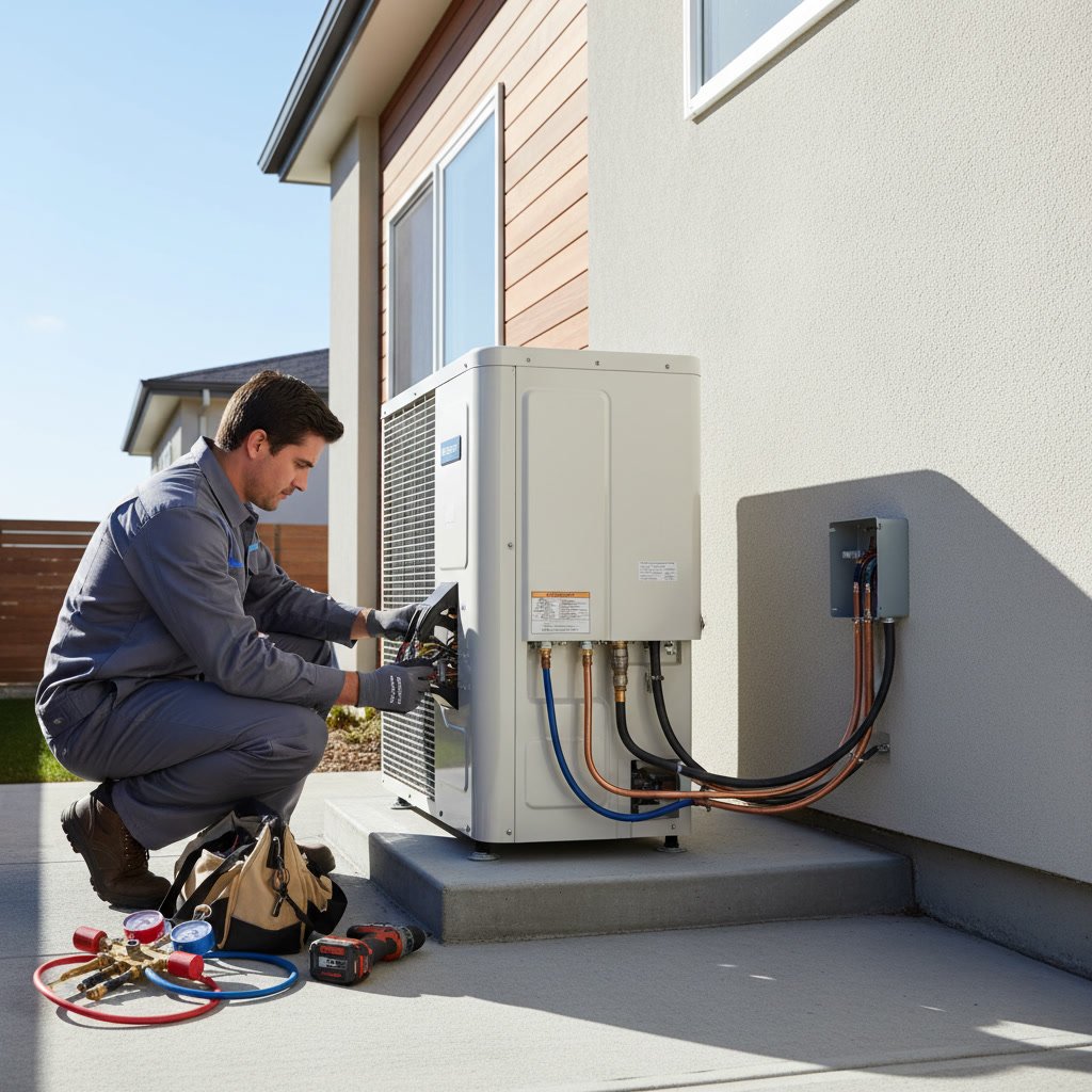 Heat pump installation